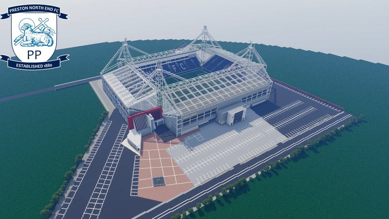 4K Minecraft - STADIUM -Deepdale Stadium (Preston North End) [Official] + DOWNLOAD