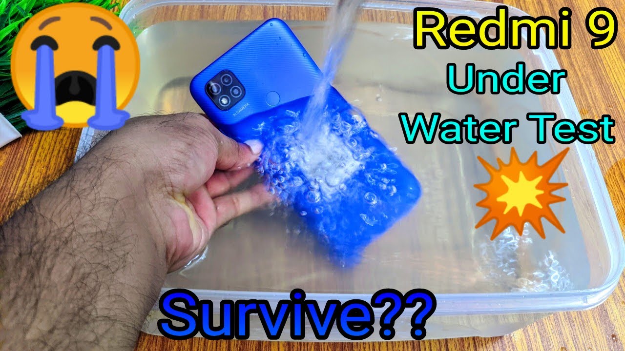 #Redmi 9 Complete Water Test🔥Can it survive? or Not💥💥💥