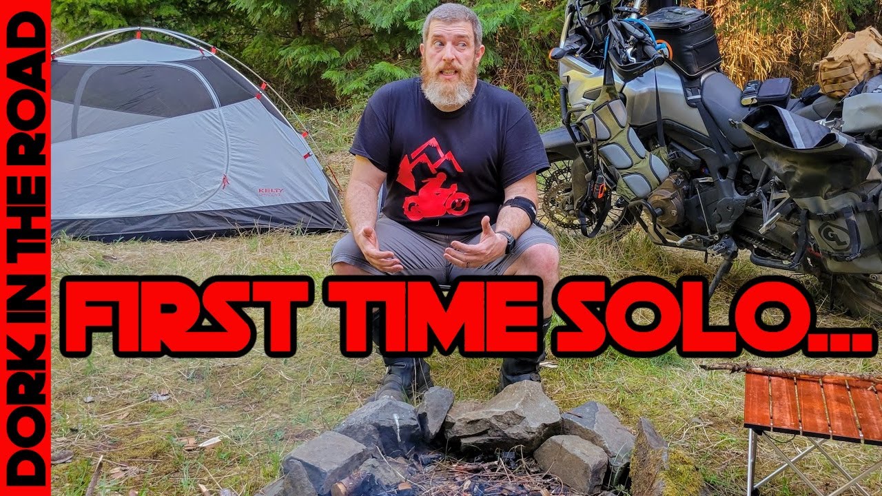 First Time SOLO Motorcycle Camping in the Wild: Dispersed Moto Camping on my Africa Twin by Myself