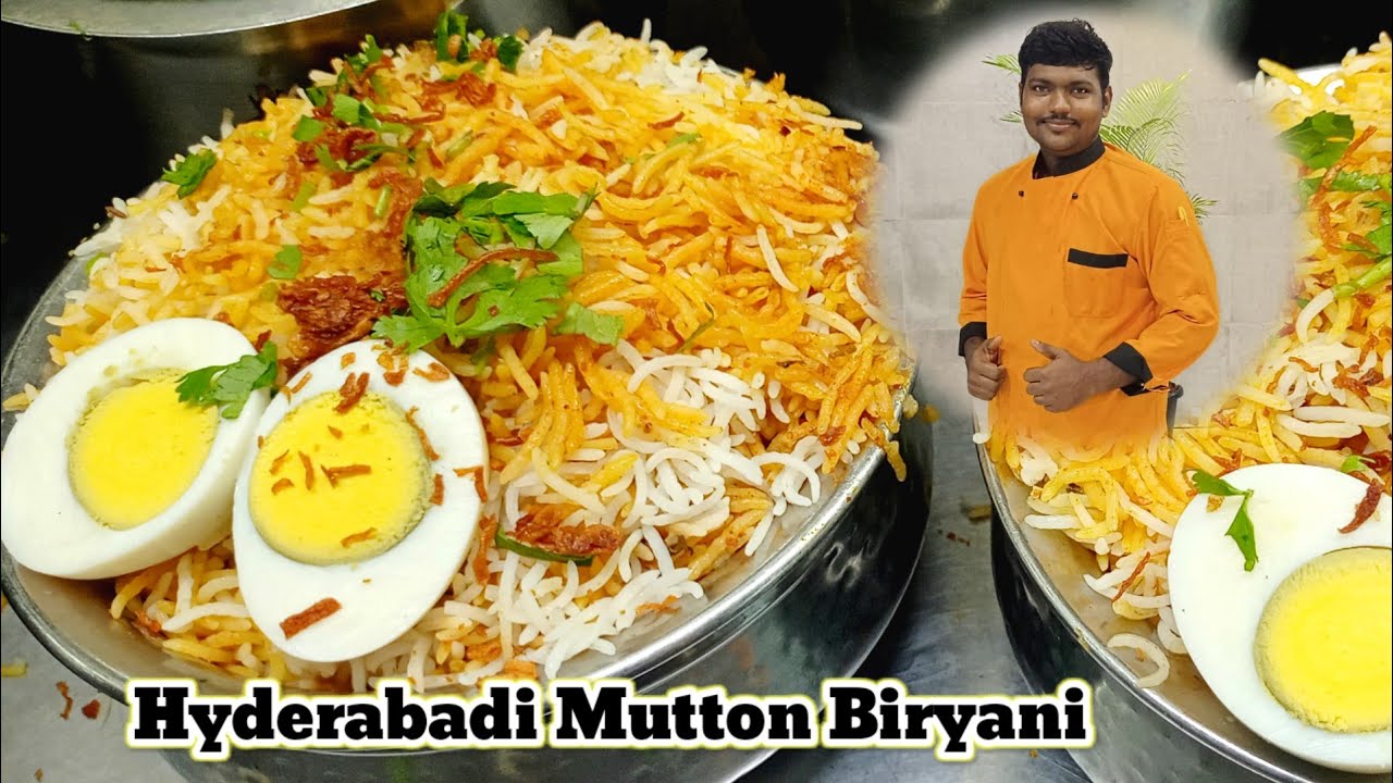 Athantic Hyderabadi Mutton Dum Biryani Recipe | Hyderabadi Mutton Biryani 😍 | @SumantaGhosh777 