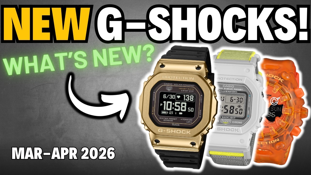 BRAND NEW G-SHOCK RELEASES 2026!