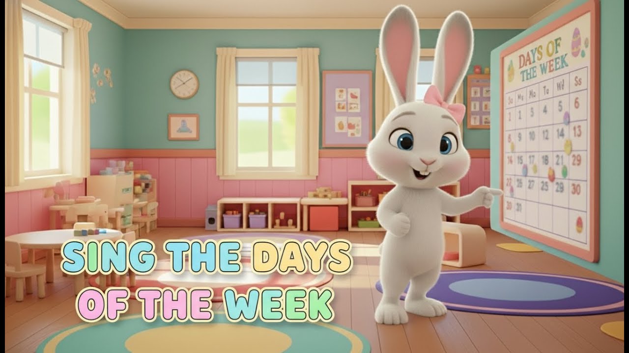 Days of the Week Song ☀️ Good Morning Song for Kids | Tiny Paws Academy