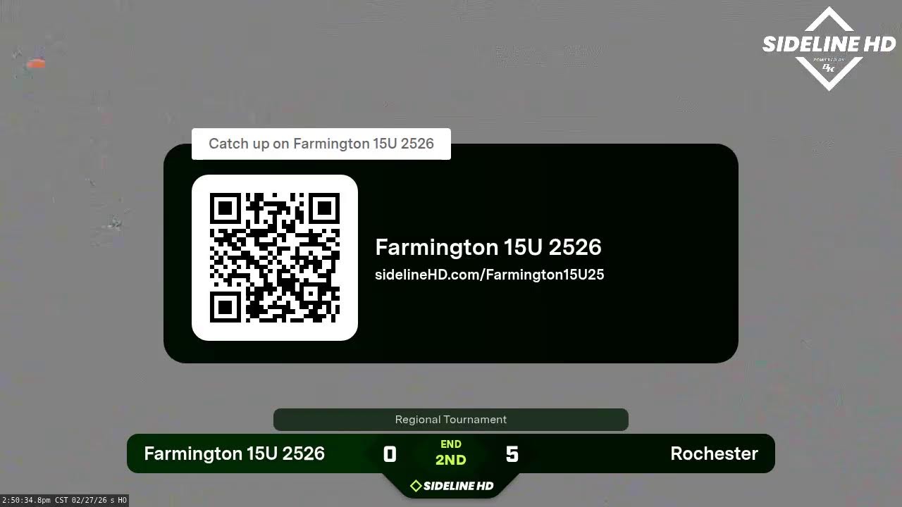 Farmington 15U 2526 @ Rochester (2026.02.27)