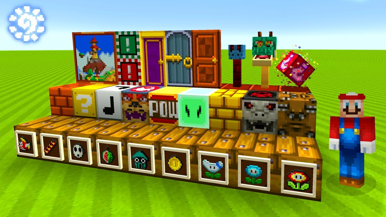 Minecraft: Super Mario Mash-up - All Blocks and Items