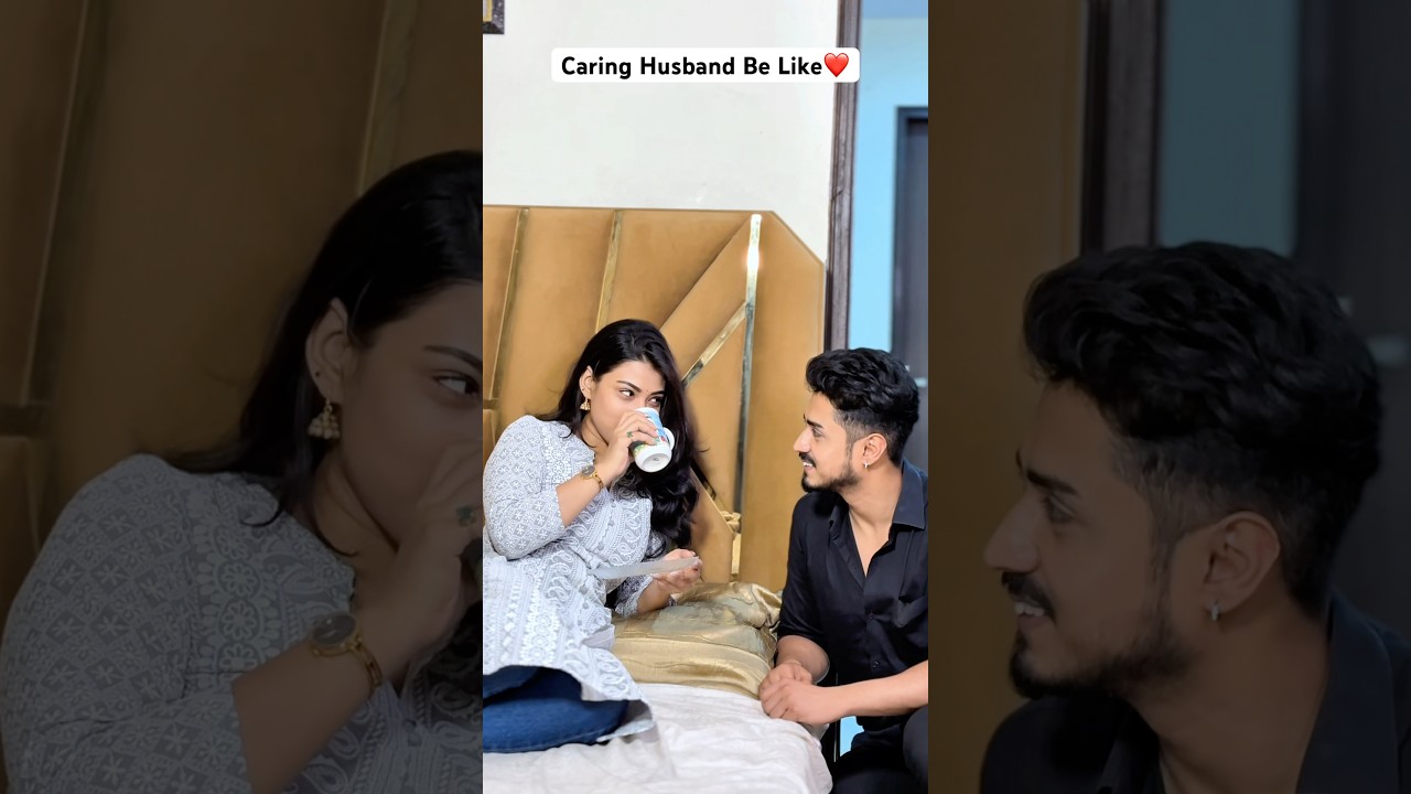 Caring Husband Be Like ❤️ #trending #couple