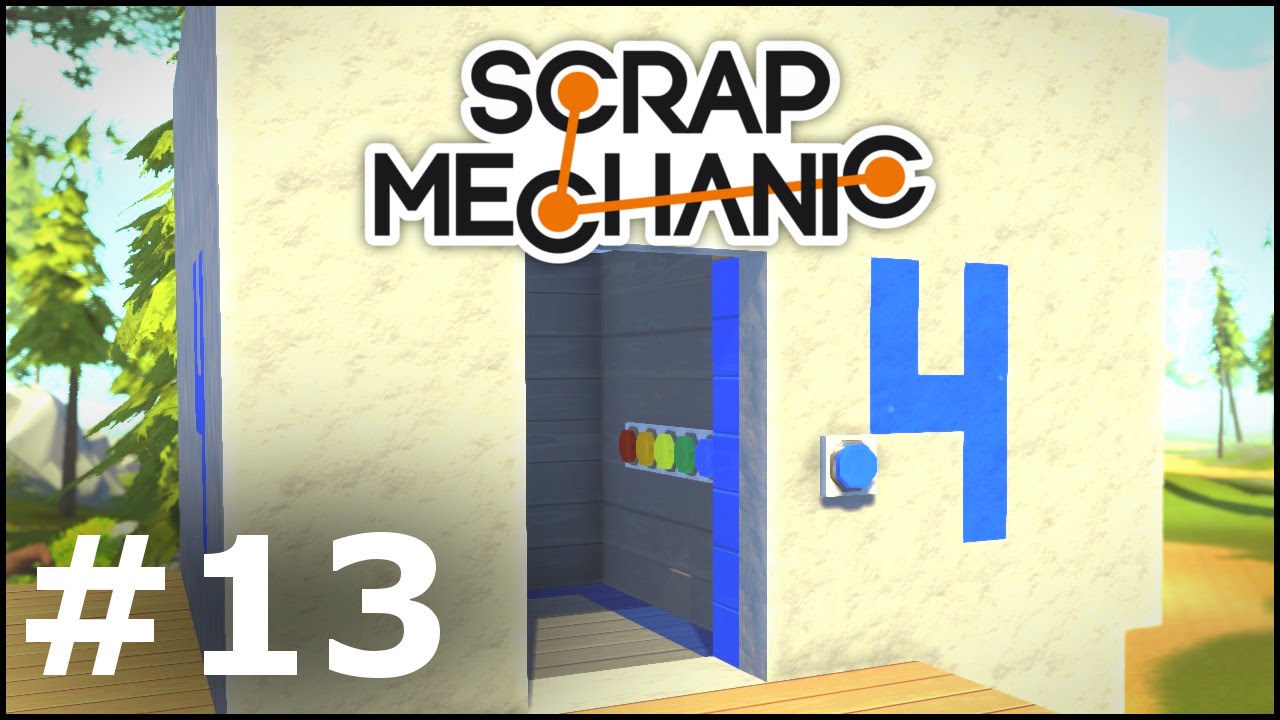 Scrap Mechanic #13 - Realistyczna winda na guziki!