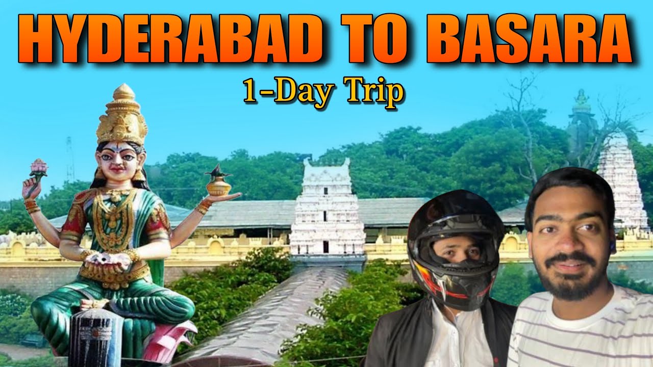 Basara Saraswati Temple Vlog | Hyderabad to Basara Vlog  | @NIKITHSHETTY5404 | Telugu Motovlogging