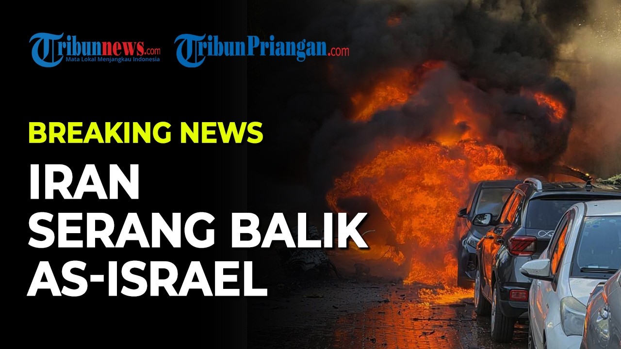 IRAN SERANG BALIK! Pangkalan AS dan Sejumlah Kota di Israel Porak Poranda