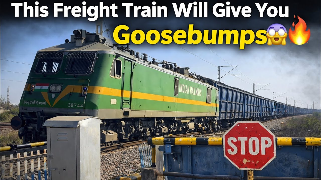 Indian Railways Freight Power | Pure Goosebumps” रेलवे #train #railway #freighttrain #indianrailways