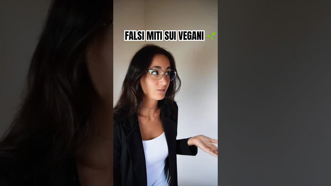 Falsi miti sui vegani ❌ #vegan #shorts