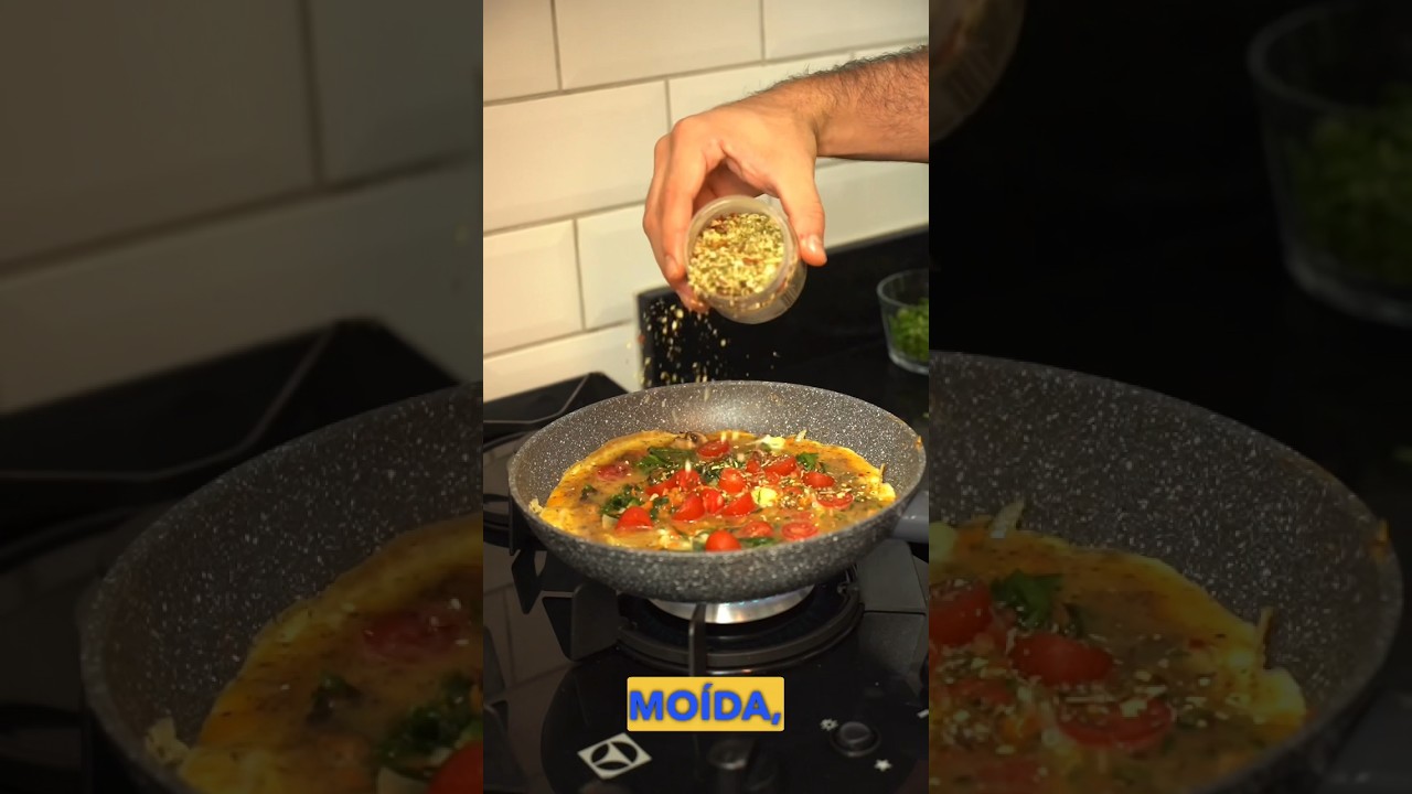 Omelete colorida - A sua janta mais r&aacute;pida e nutritiva