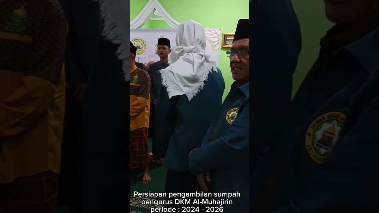 Pelantikan pengurus DKM Al-Muhajirin Rancaekek Permai 2... saat saat mendebarkan