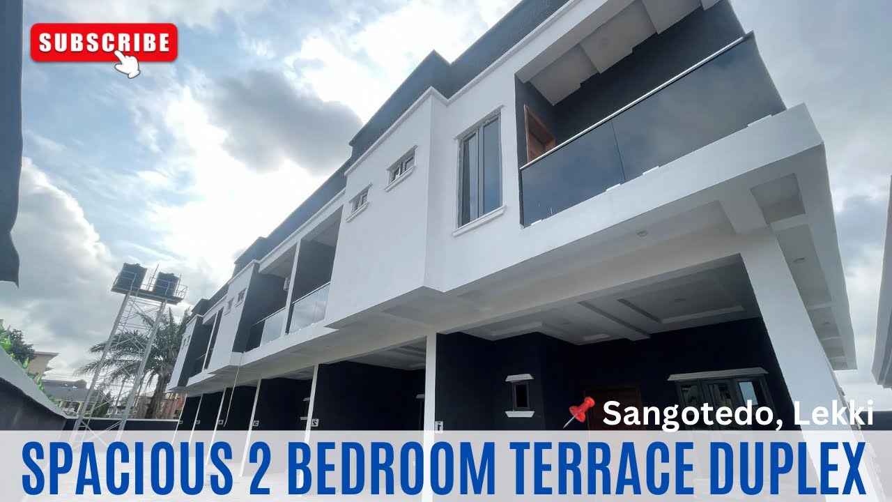 House for Sale in Lekki, Lagos Nigeria; Spacious 2 Bedroom Terrace Duplex for sale