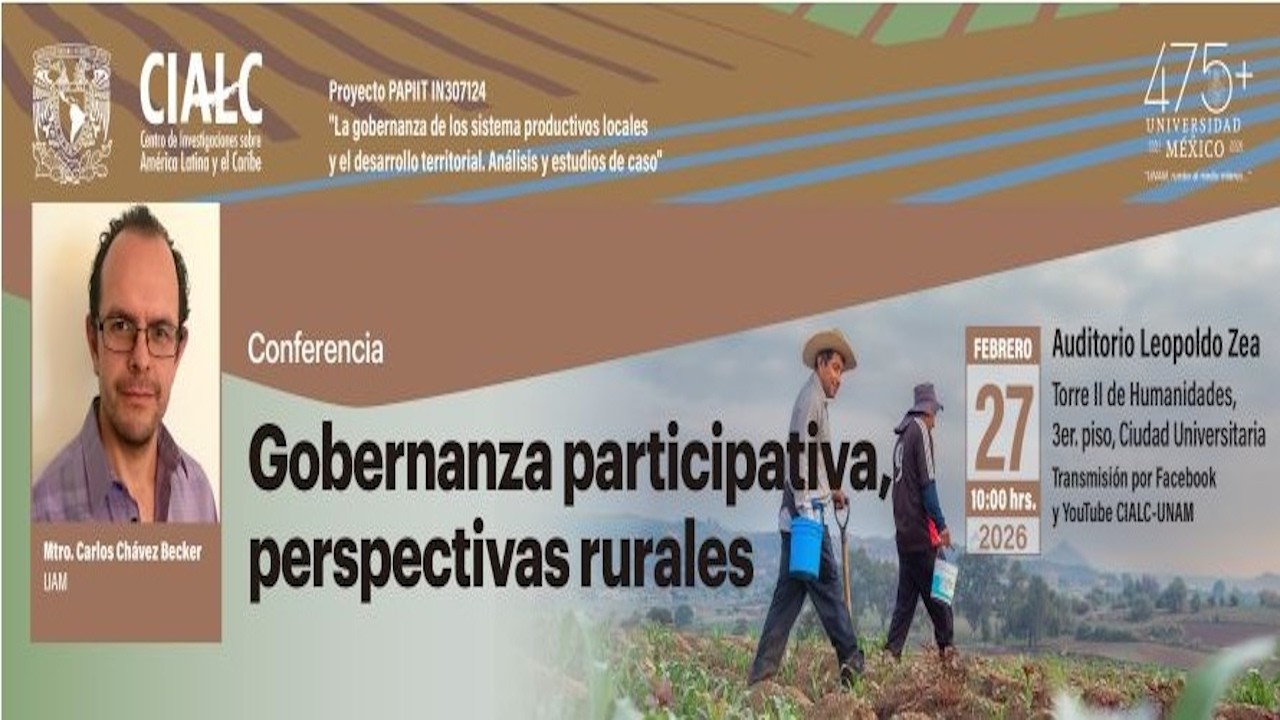 Conferencia: Gobernanza participativa, perspectivas rurales