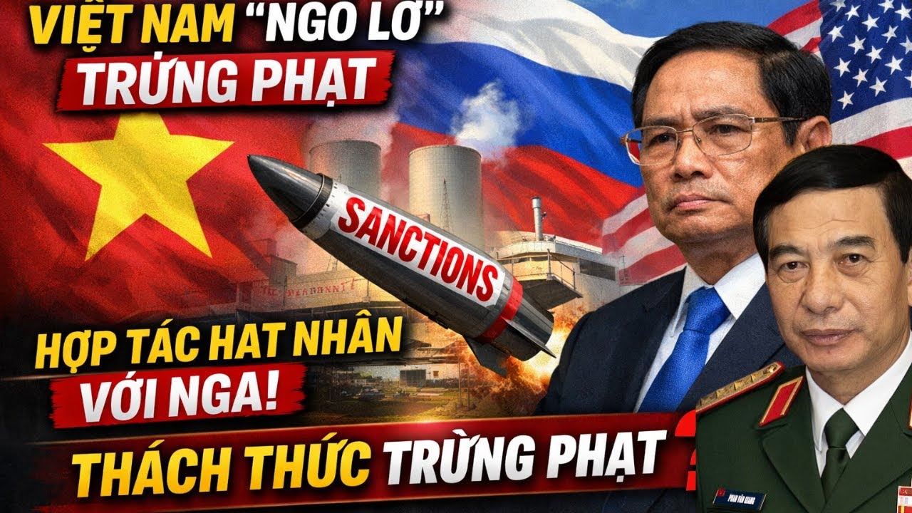 VIỆT NAM “NGÓ LƠ” TRỪNG PHẠT, CHỐT HỢP TÁC HẠT NHÂN NGA QUYẾT ĐỊNH GÂY TRANH CÃI NHẤT NĂM