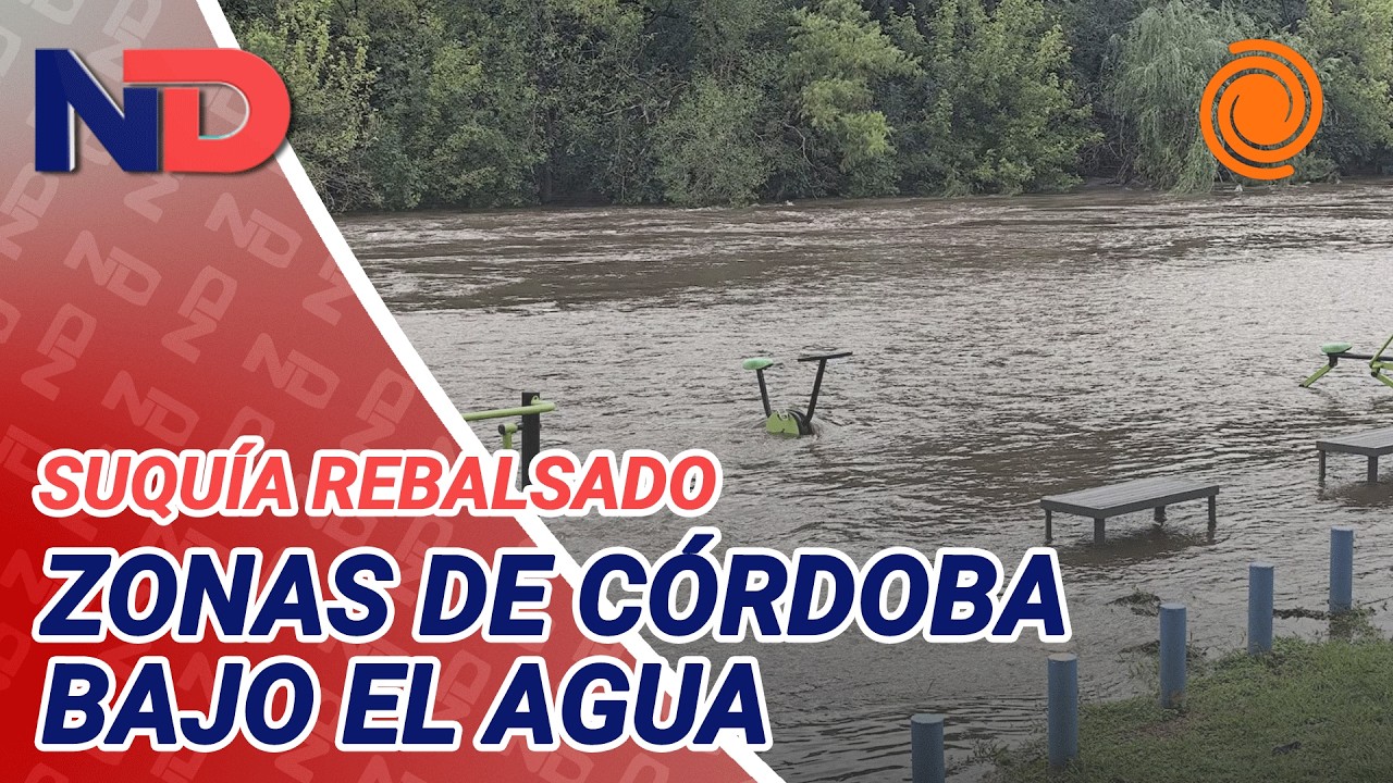 Crecida del Suquía: el agua está al borde de llegar al puente 15 tras abrir válvulas del San Roque