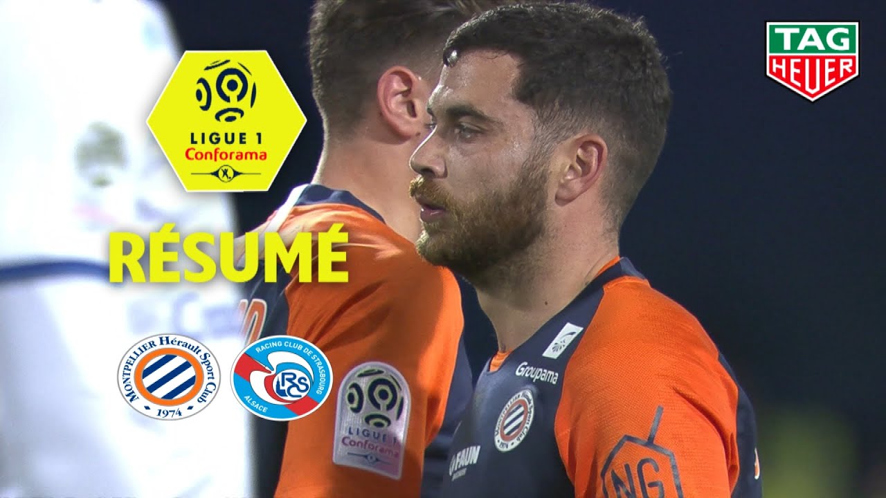 Montpellier Hérault SC - RC Strasbourg Alsace ( 3-0 ) - Résumé - (MHSC - RCSA) / 2019-20