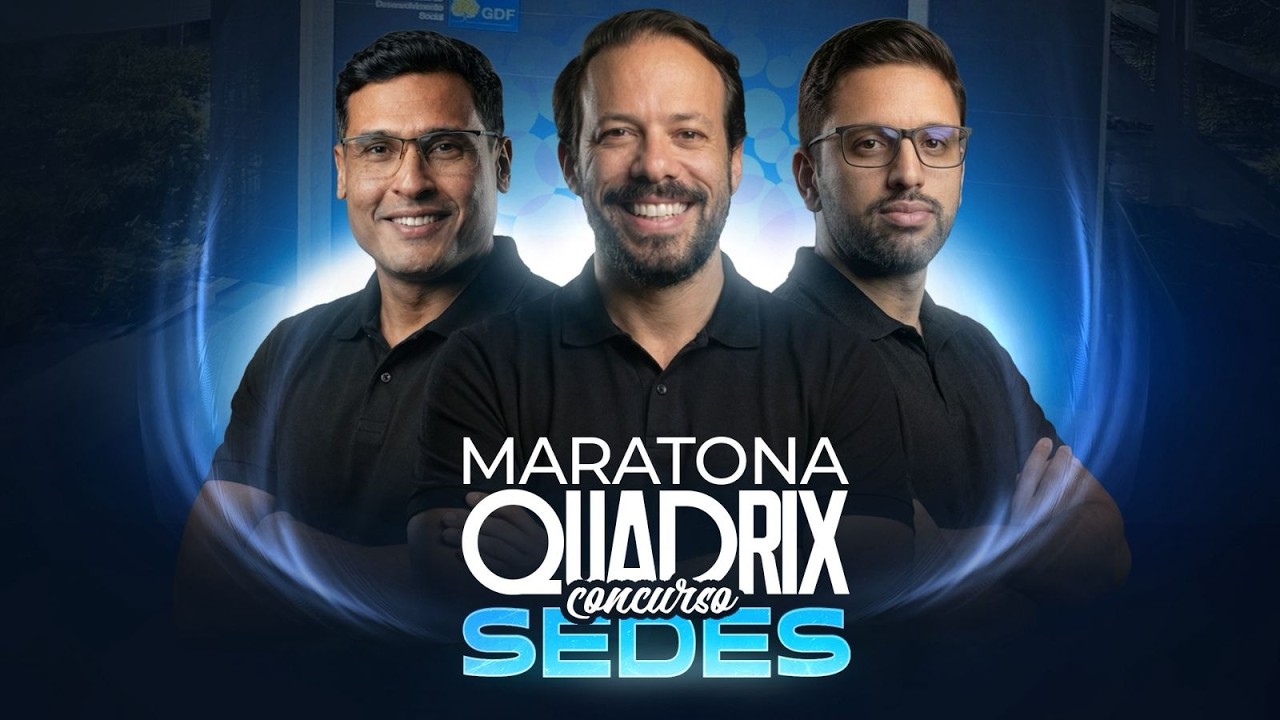 Gabaritando a SEDES 2026: Maratona de Quest&otilde;es da Banca Quadrix 🎯