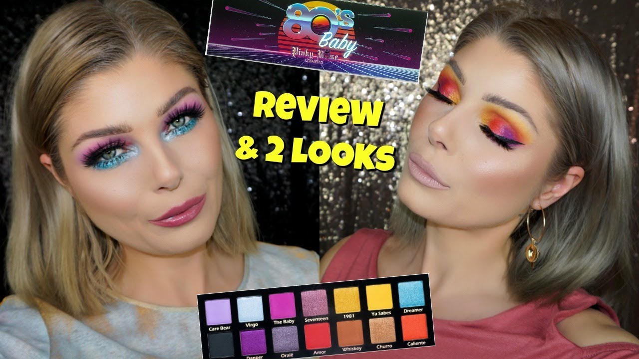 Pinky Rose Cosmetics 80s Baby | Review & 2 Looks