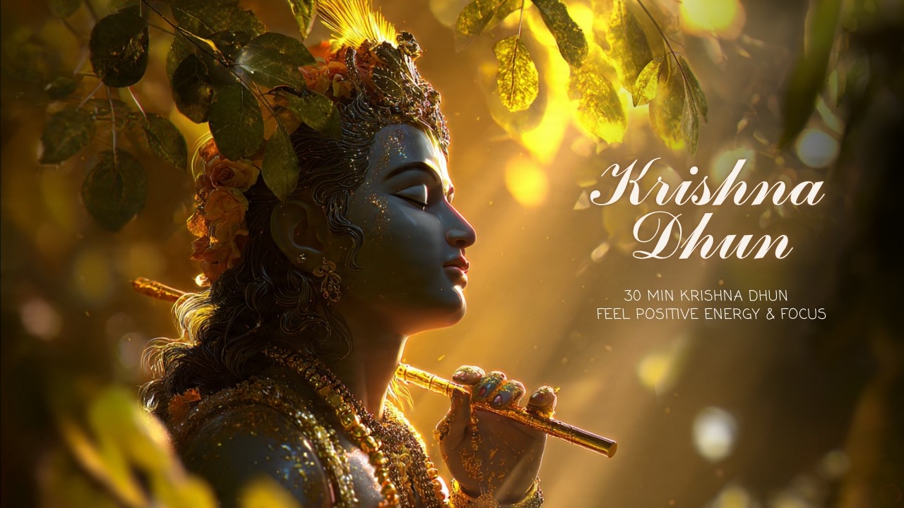 श्री कृष्णा धुन | Krishna Jap for Positive Energy & Focus