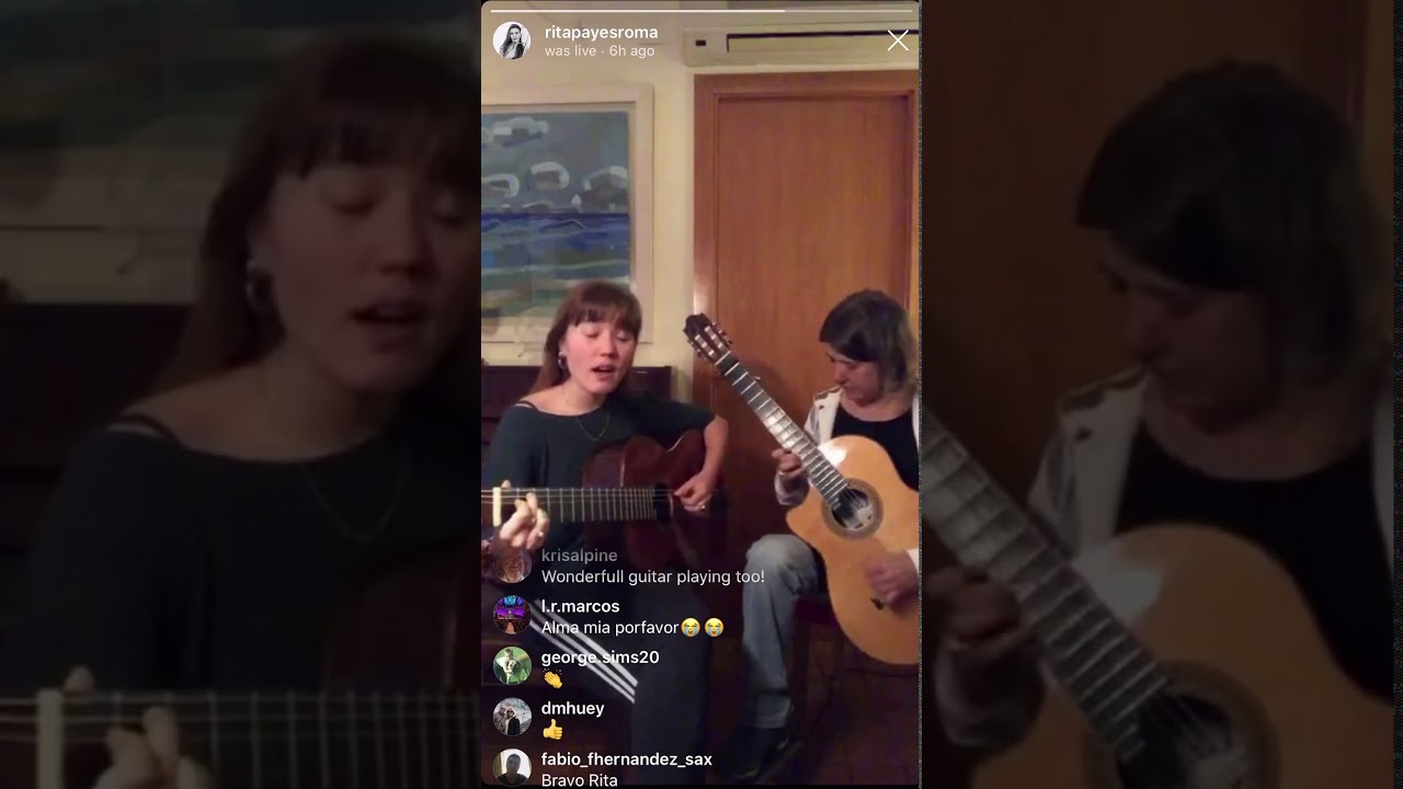 Rita Pay&eacute;s - Nunca Vas A Comprender (Instagram Live)