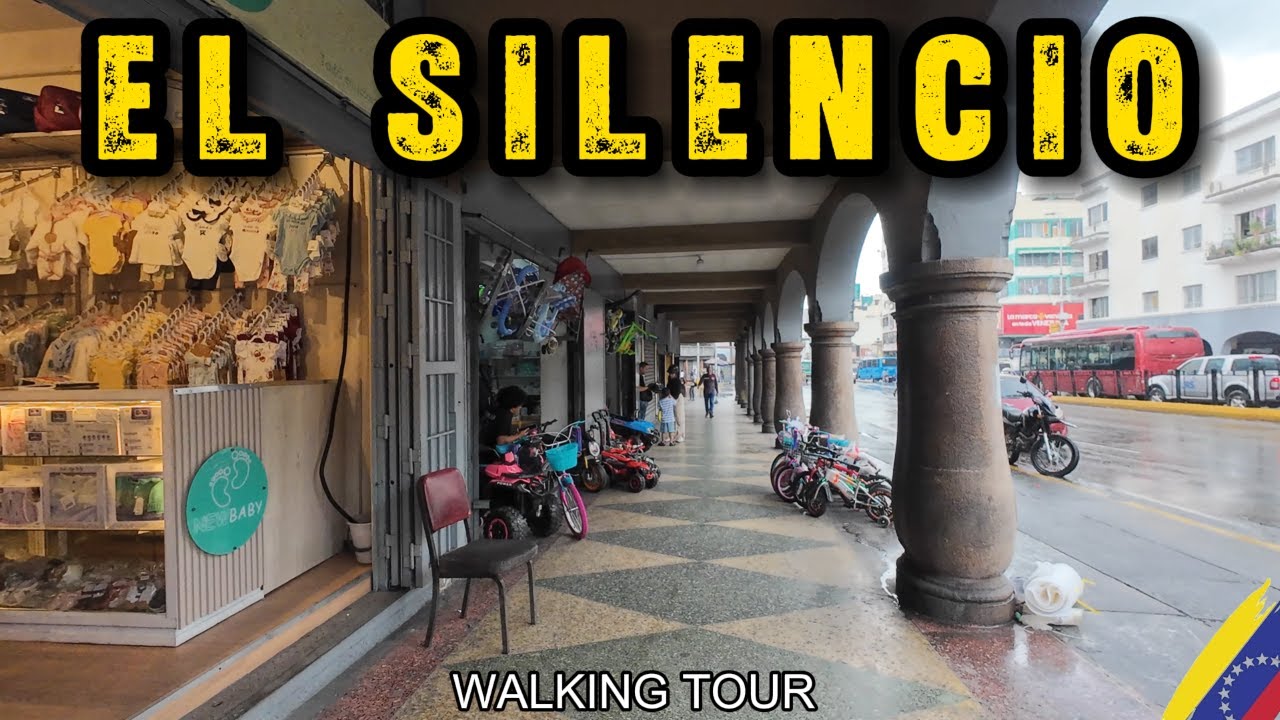 ASI se encuentra HOY EL SILENCIO CARACAS walking tour 4k