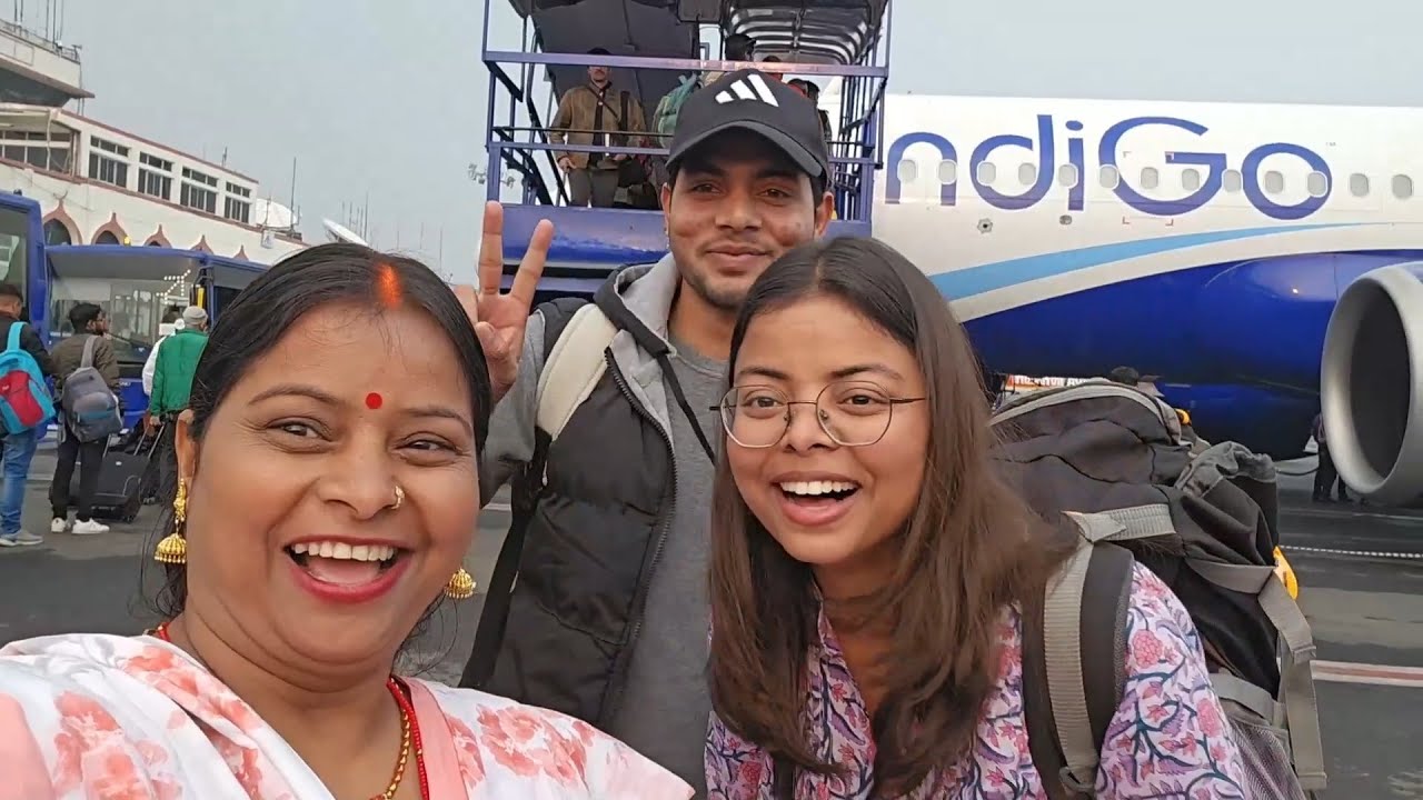First Flight Experience Mummy ka PATNA to MUMBAI 😍TV SHOOT