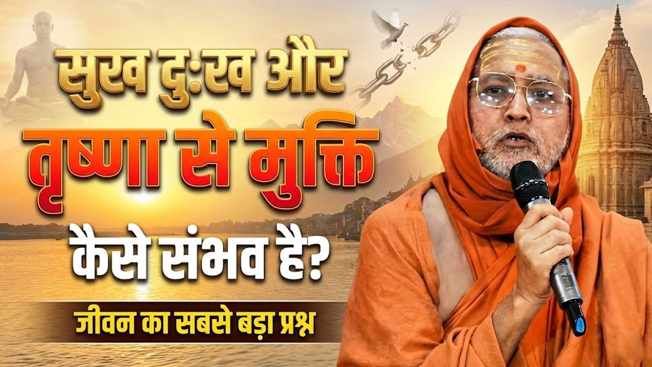 सुख दुःख और तृष्णा से मुक्ति कैसे संभव है? #srianantadevgirijimaharaj #spiritualjourney #motivation