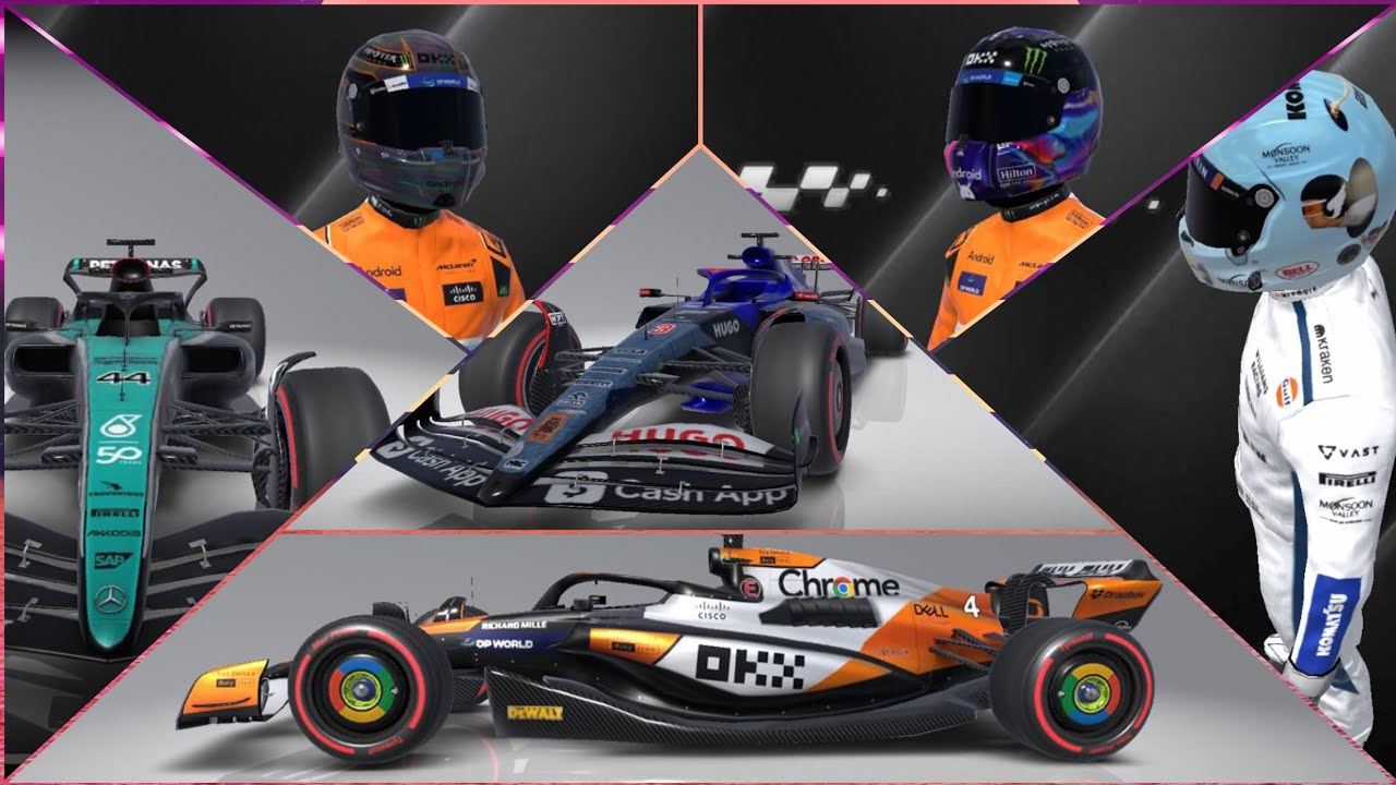 SPECIAL LIVERIES F1 SINGAPORE | MONOPOSTO 2024