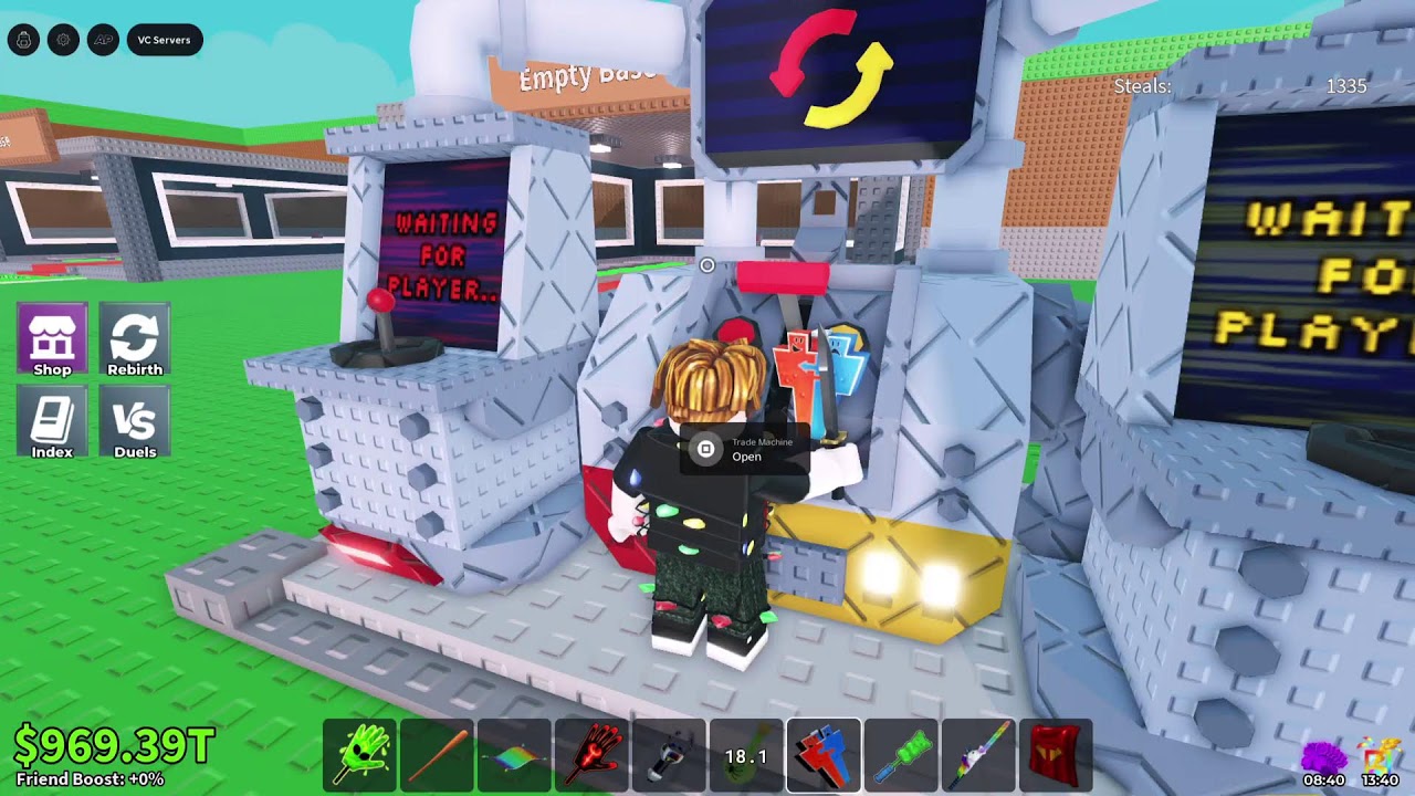Steal a Brainrot live trading machine only