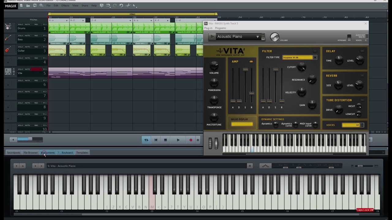 MAGIX MUSIC MAKER Tutorial Español