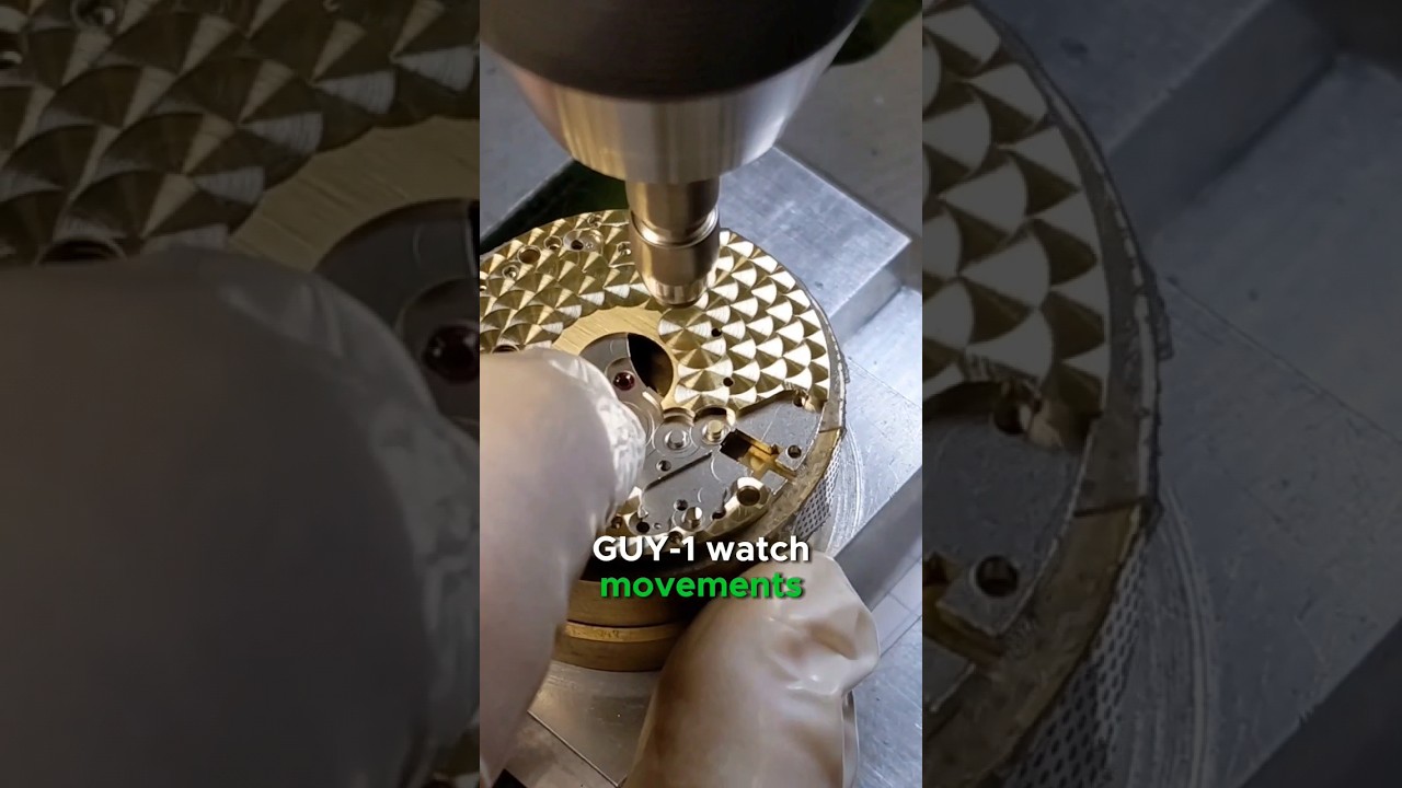 How the O.G Deep Space Watches Are Made: Decorating the GUY-1 Movements #watchmaking #handmade