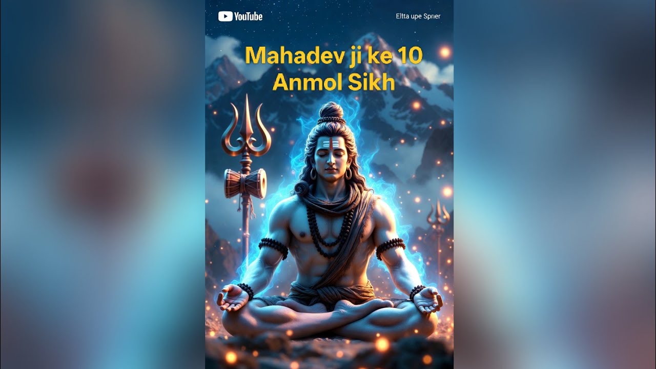 Mahadev ji ki 10 Anmol seek Jo aapke jivan Badal degi