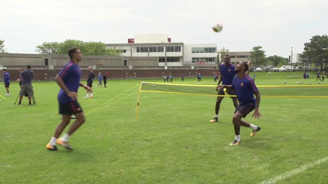 Roma Football Tennis Cup Quarterfinal 2: Juan Jesus & Gerson v Sadiq & Keba