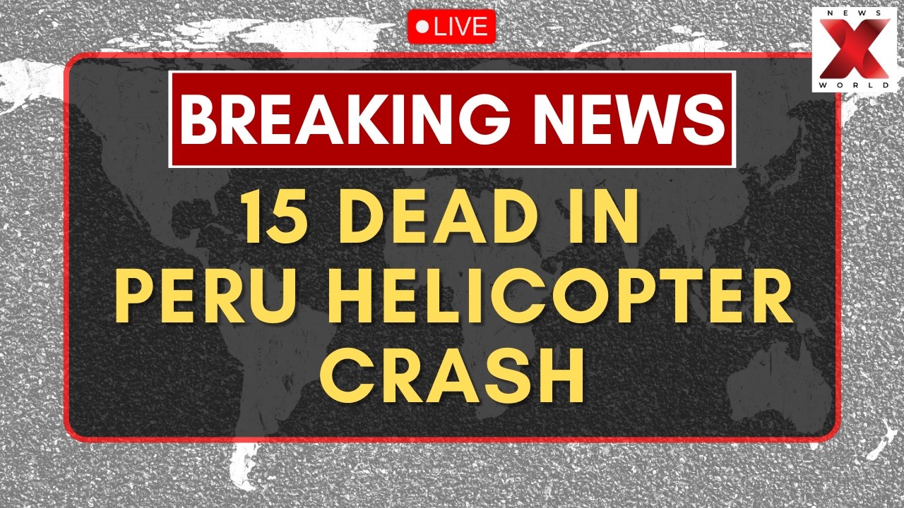 Peru Helicopter Crash LIVE : Peruvian Air Force Confirms Fatal Mi-17 Helicopter Crash in Arequipa