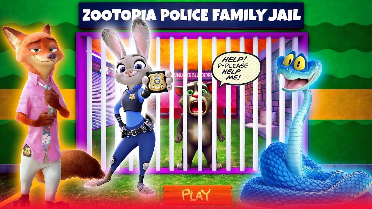 ZOOTOPIA POLICE FAMILY PRISON RUN! Roblox-Full Gameplay-Walkthrough