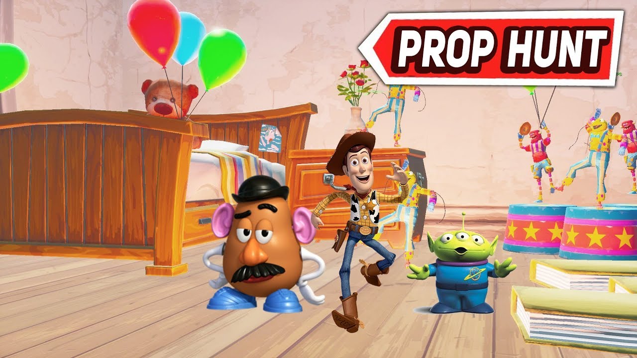 *PROP HUNT de JUGUETES TOY STORY* en FORTNITE PROP HUNT