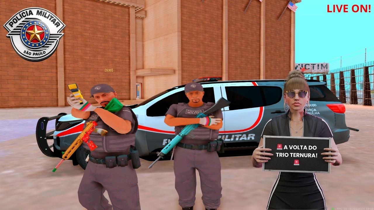 🚨 LIVE MTA RP | COMBATENDO A CRIMINALIDADE | LowPixel