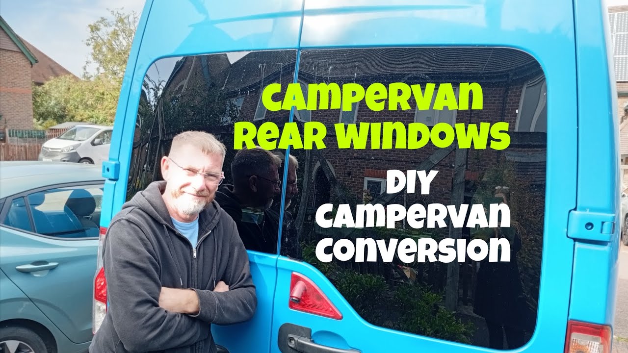 Rear Window Installation Renault Master Campervan Conversion 