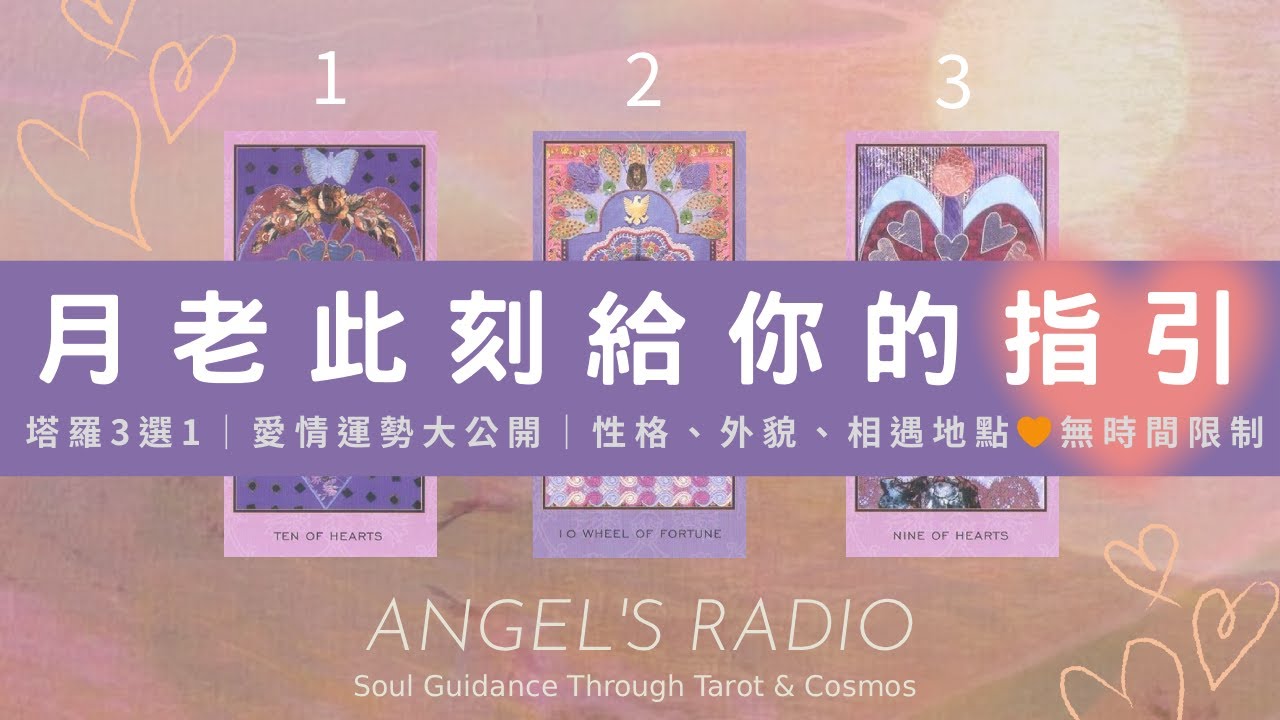月老給你的指引💖下一段感情會如何展開｜對方是什麼樣的人？愛情運勢大公開｜性格、外貌、相遇地點｜3選1‧大眾占卜｜塔羅指引✨Timeless🐈‍⬛無時間限制