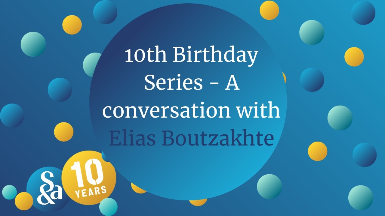 Meet the People Behind Simms & Associates 10th Birthday Series —A conversation with Elias Boutzahkte