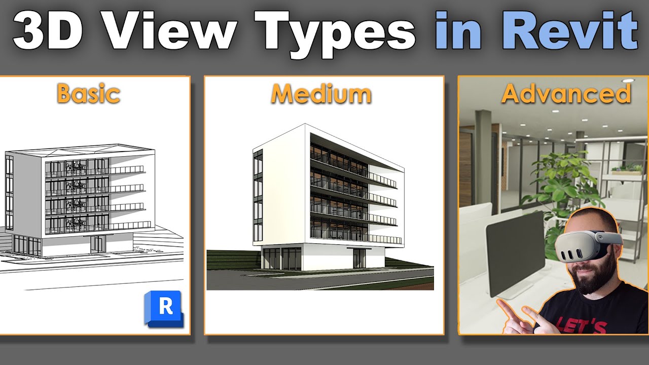 Учебное пособие по типам 3D-видов в Revit | с Юлио