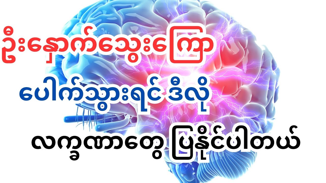ဦးနှောက်သွေးကြောပေါက်သွားရင် ဒီလိုလက္ခဏာတွေ ပြနိုင်ပါတယ်