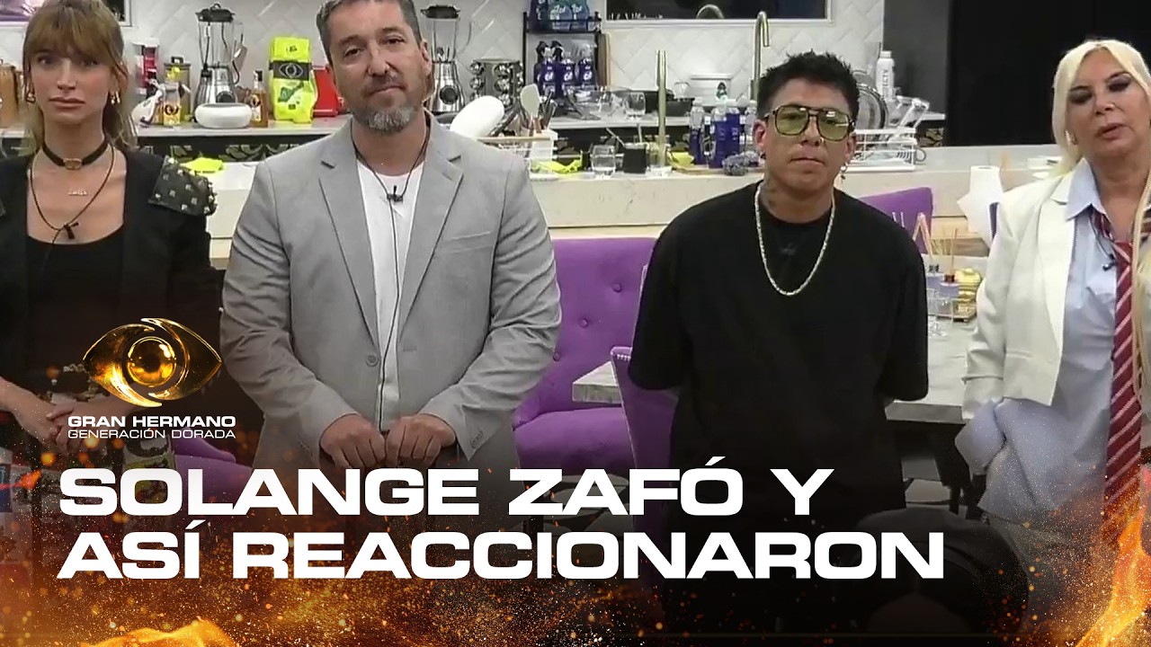 Sol Abraham baj&oacute; de placa: la reacci&oacute;n de la casa de Gran Hermano Generaci&oacute;n Dorada