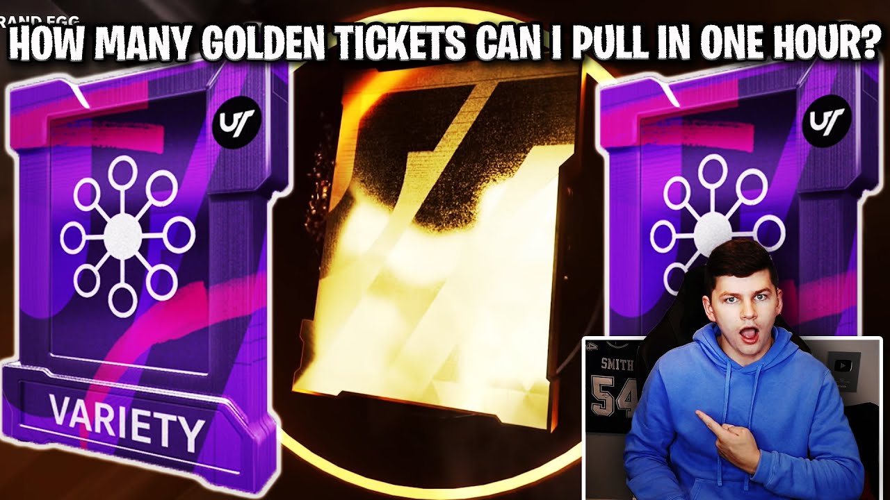 HOW MANY GOLDEN TICKETS CAN I PULL IN ONE HOUR? | MADDEN 21 ULTIMATE TEAM