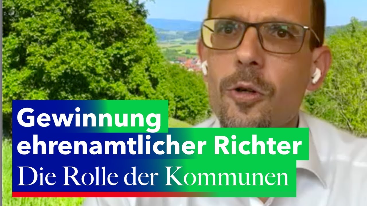 Gewinnung ehrenamtlicher Richter*innen: die Rolle der Kommunen