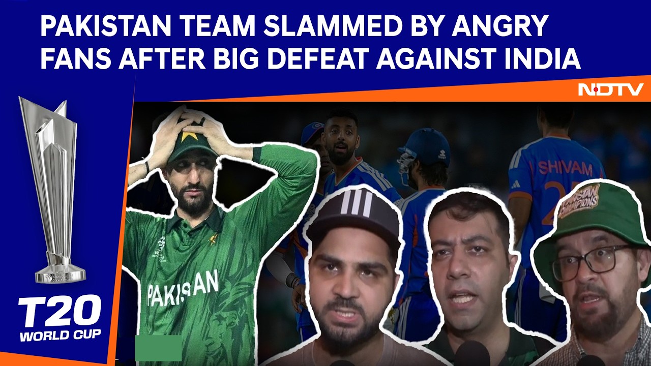India Vs Pakistan | Angry Pakistan Fans Slam Players After Big Defeat To India At T20 World Cup