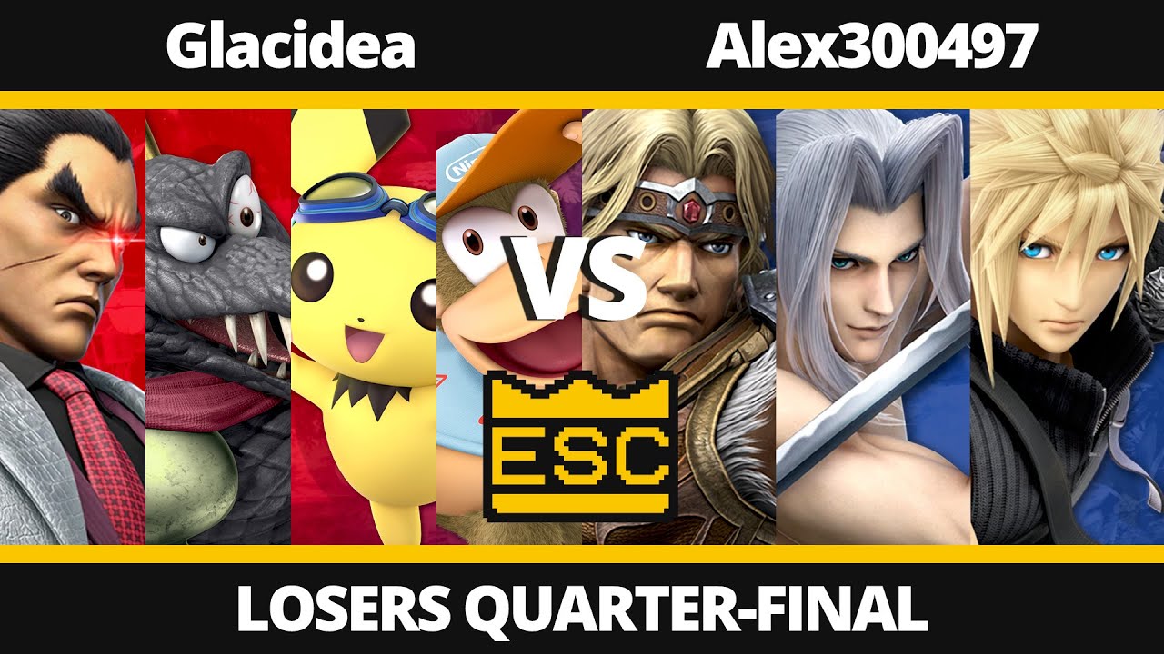 ESC 28 - Losers Quarter-Final - Glacidea Vs. Alex300497 - SSBU Local Tournament