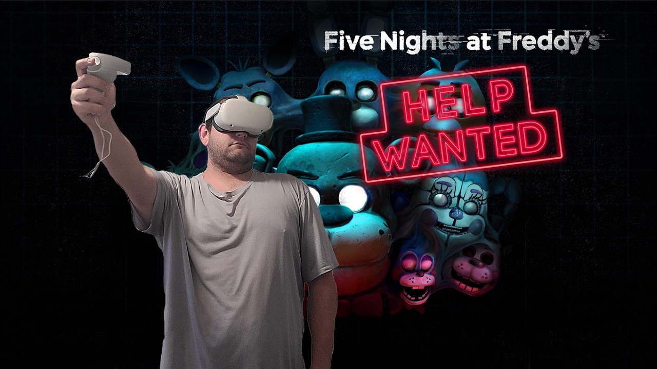 FNAF ON VR HOLY S%#T! [FNAF Help Wanted VR] Gameplay
