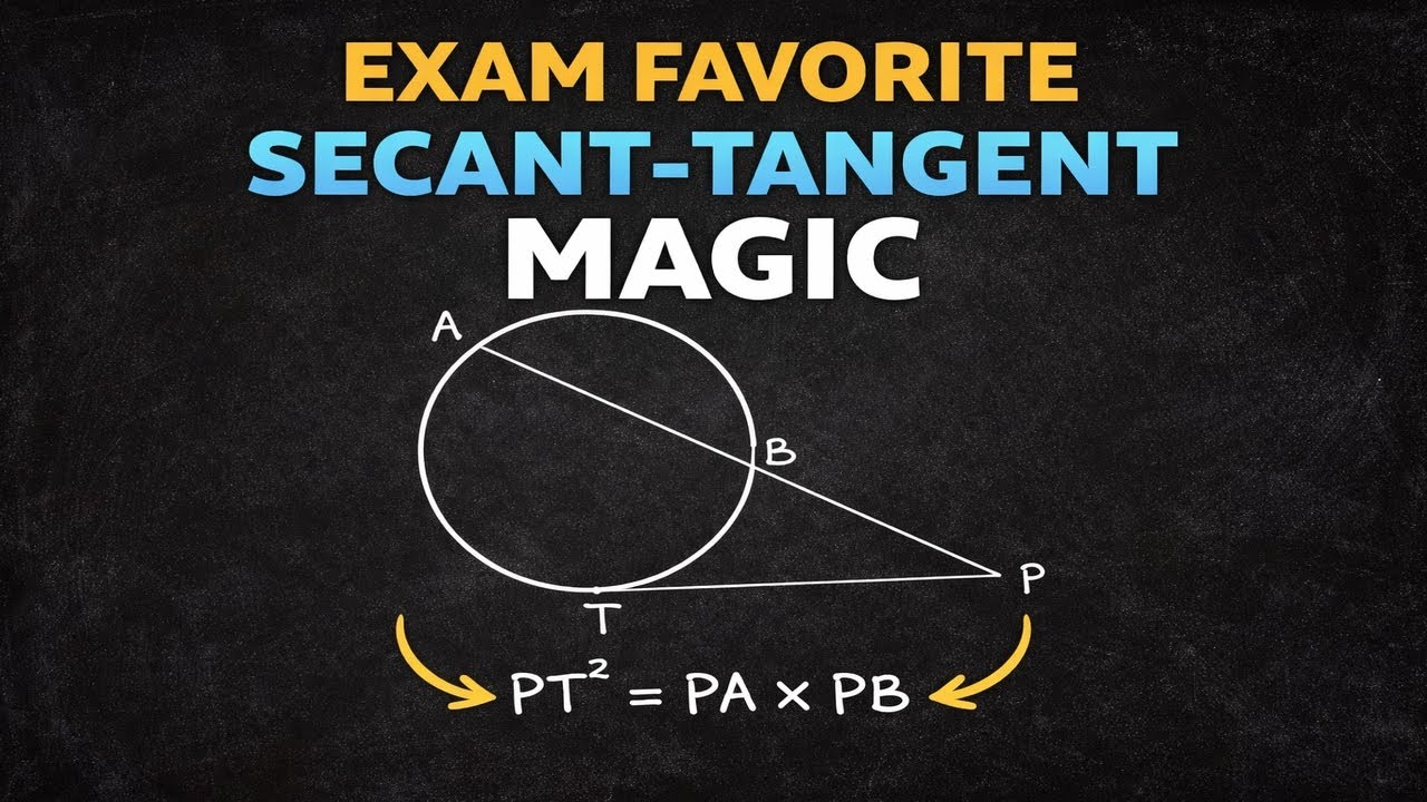 Secant–Tangent Theorem (With Examples) | WAEC, JAMB & GCSE Geometry Lesson 16